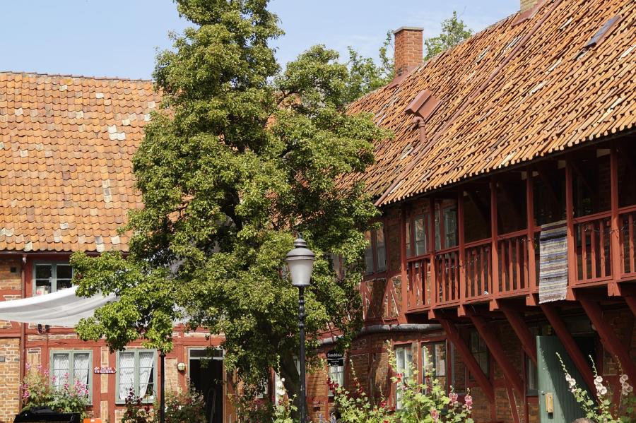 Historyczny budynek w Ystad