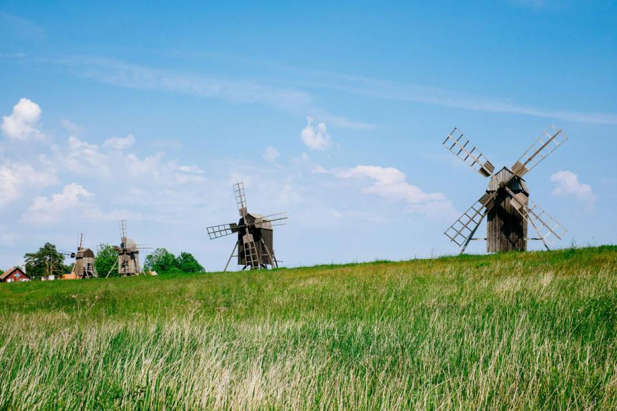 Olandia - wiatraki