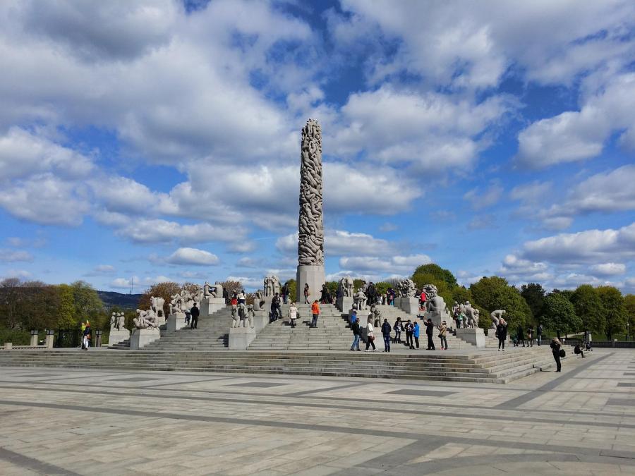 Park Vigelanda w Oslo