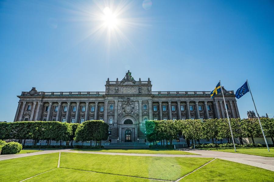 Siedziba parlamentu - Riksdadshuset - Sztokholm